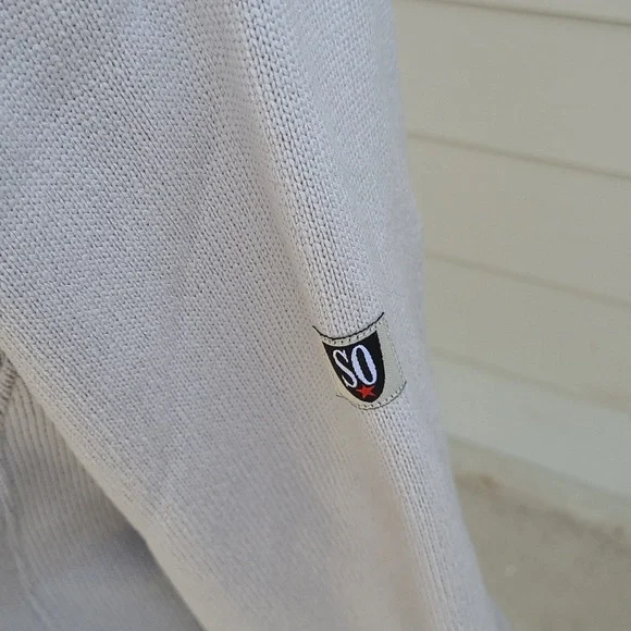 SCHAEFER Outfitter Ramshorn Light‎ Grey Sz L Mens Zip Sweater Fleece Jacket NEW - Picture 4 of 11